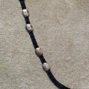 Western style leather belt